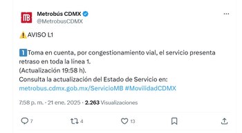 (X/ @MetrobusCDMX)