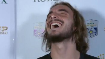 La insólita reacción de Stefanos