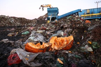 La descomposición de residuos orgánicos