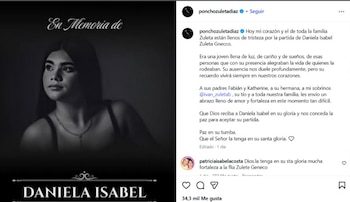 Poncho Zuleta expresó su dolor