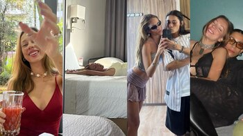 La influncer y Ester interactúan