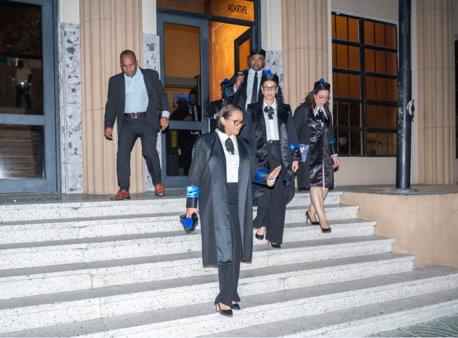 El Ministerio Público de República Dominicana solicitó 18 meses de prisión preventiva para 20 de los imputados en la causa contra el SeNaSa. (Cortesía: Ministerio Público)