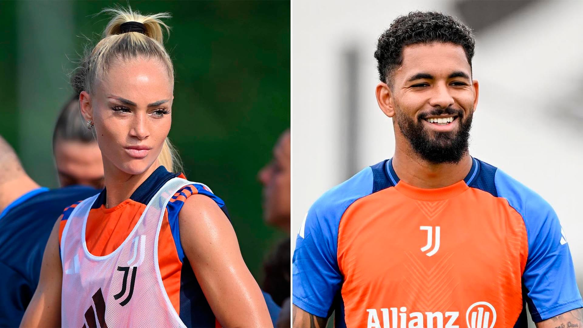 Cuando Douglas Luiz fichó en Juventus, Alisha Lehmann lo acompañó a Turín
