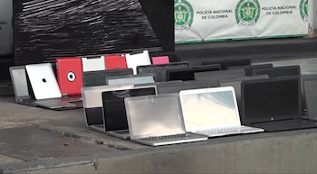 Computadores y tabletas recuperadas por