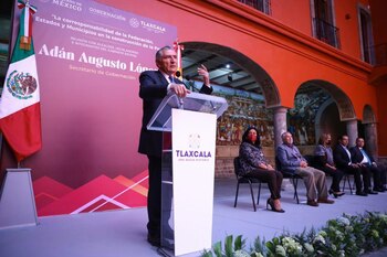 El secretario de Gobernación estuvo