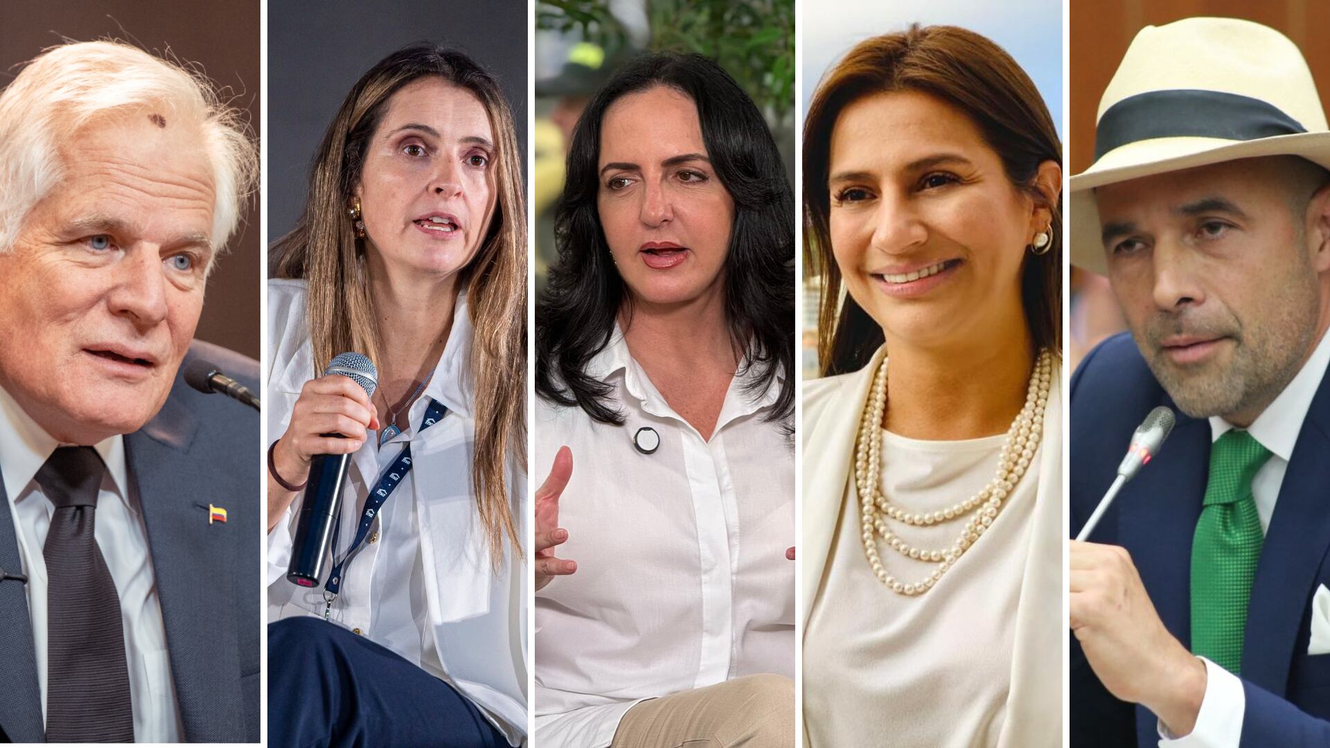 Las senadoras Paloma Valencia, Paola Holguín y María Fernanda Cabal, conocidas como las