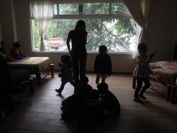 El padre de los niños