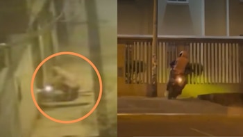 Un sujeto descendió de la