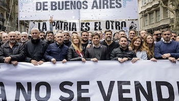 Axel Kicillof y su tropa