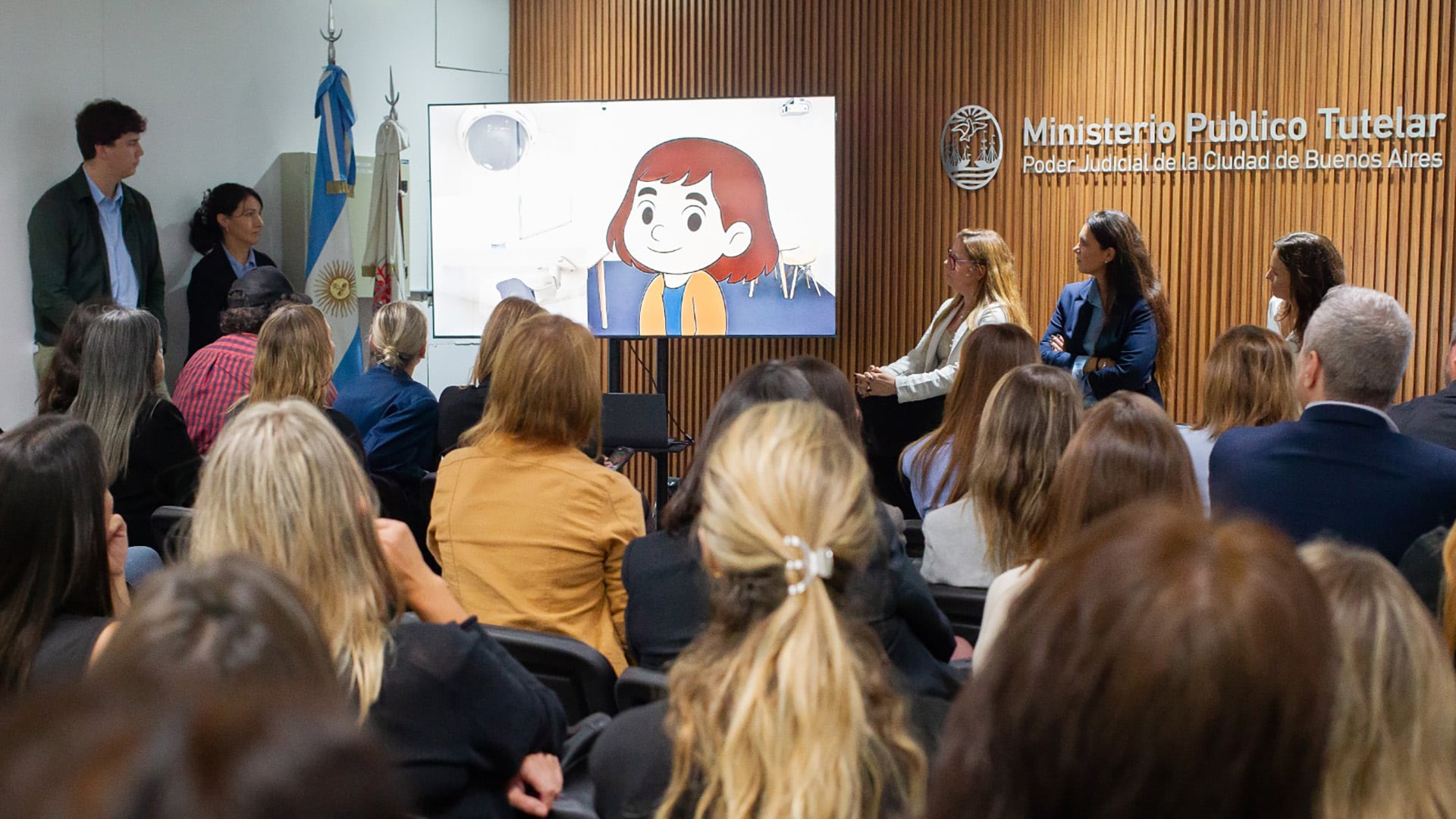 El Ministerio Público Tutelar de CABA presentó el material audiovisual que se utilizará para ayudar a los menores de edad antes de sus declaraciones en Cámara Gesell