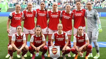 El plantel femenino del Arsenal