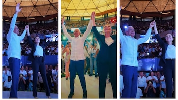 Alcaldesa capitalina y el presidente del Senado dominicano unen fuerzas para la candidatura presidencial de su partido político en 2027