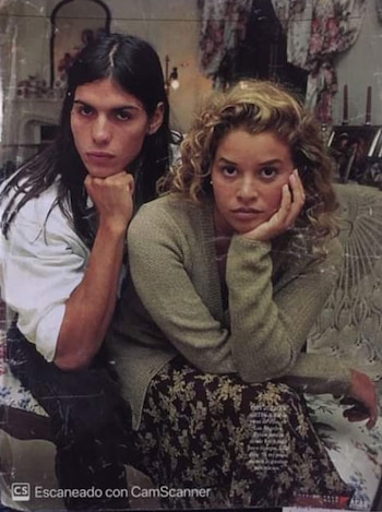 Daniel junto a Julieta Ortega