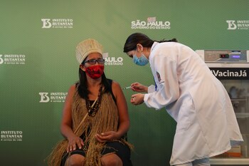 Vanusa Kaimbe, una mujer indígena,