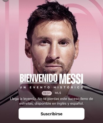 Anuncio de Apple TV sobre