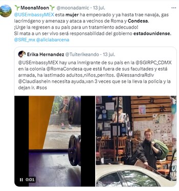 La advertencia sobre la presencia