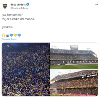El posteo de Boca Juniors