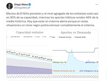 Diego Mesa, exministro de Minas