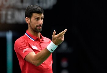 Novak Djokovic en la Copa
