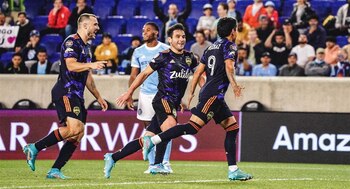 Raúl Ruidíaz tras su gol