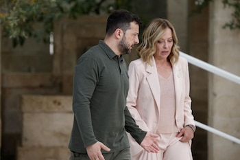 El presidente ucraniano, Volodímir Zelenski,