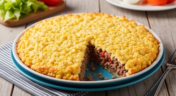 Un tradicional pastel de choclo