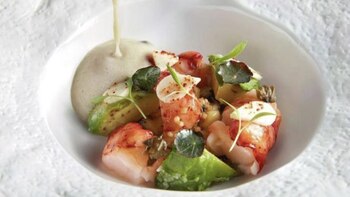 “Ajiaco” de langosta: Leonor Espinosa