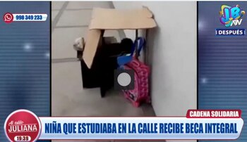Niña que estudiaba en la