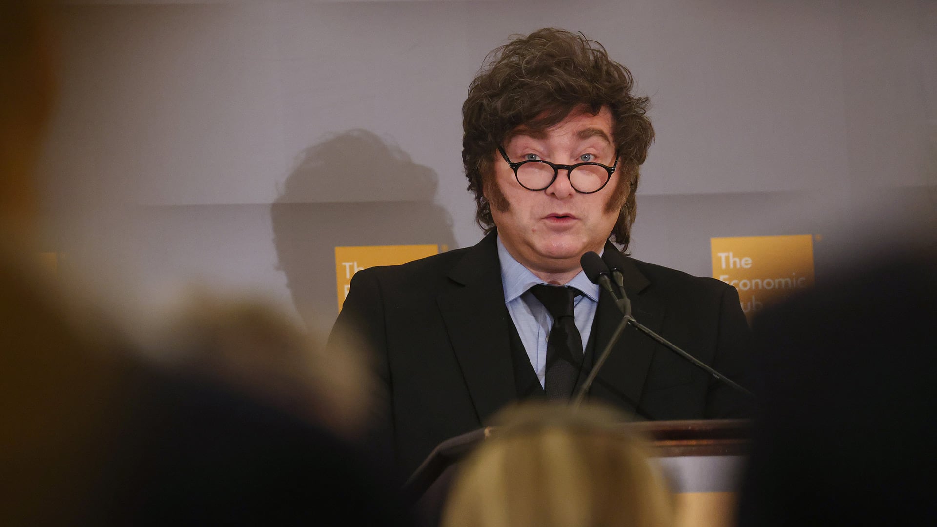 Javier Milei en el Economic Club de Nueva York
