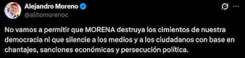 La confrontación entre Alejandro Moreno y el gobierno de Claudia Sheinbaum abre un debate sobre reglas vagas, defensores de usuarios y el margen de la autoridad para calificar contenidos, mientras la consulta pública sigue en curso