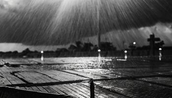 Mecanismo del W-DEG transformando la energía cinética de la lluvia en señal eléctrica