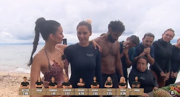 Tras el susto de Omar Montes, los concursantes de 'Supervivientes' han celebrado que esté bien. (Mediaset España)