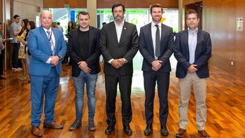 Las autoridades presentes en el