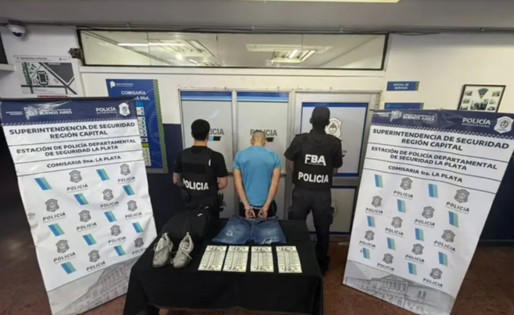 Un detenido por robos en La Plata, había salido de la cárcel hace cinco meses tras cumplir una pena de 17 años (0221)