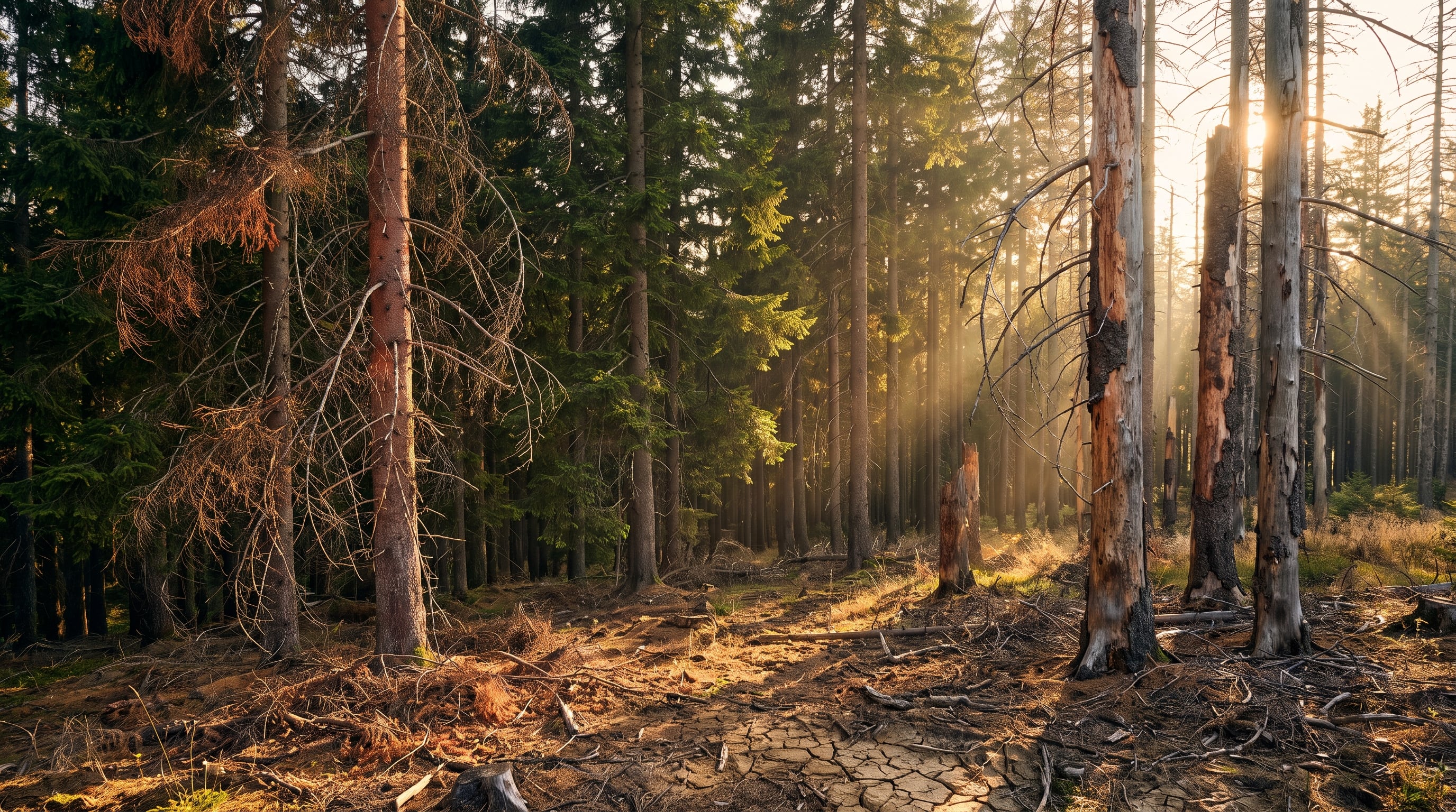 Las primaveras húmedas pueden favorecer hongos patógenos, mientras los inviernos suaves permiten una mayor supervivencia de plagas en los bosques (Imagen Ilustrativa Infobae)