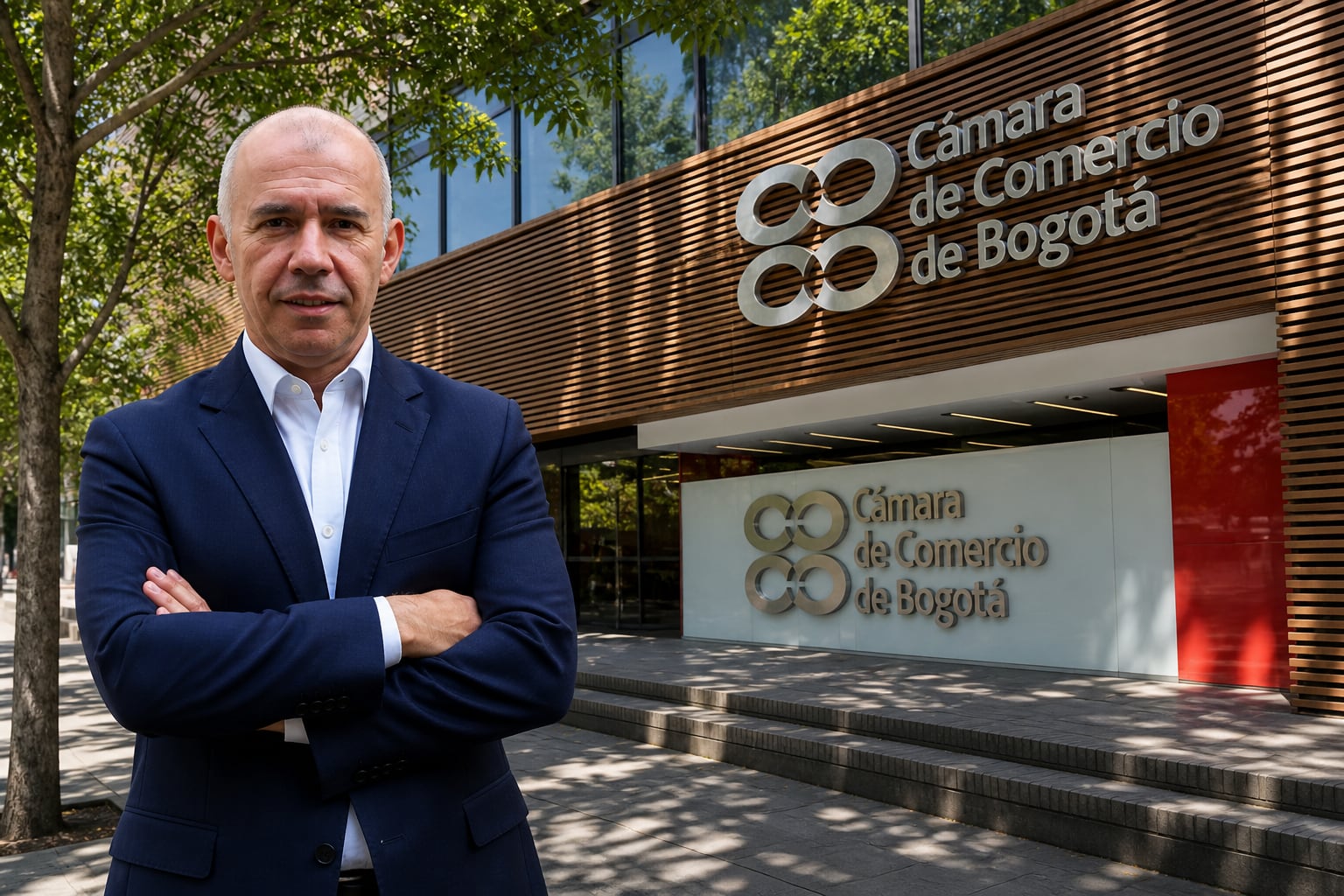 Él es Juan Esteban Orrego, nuevo presidente de la Cámara de Comercio de Bogotá - crédito Imagen Ilustrativa Infobae - LinkedIn - Alcaldía de Bogotá