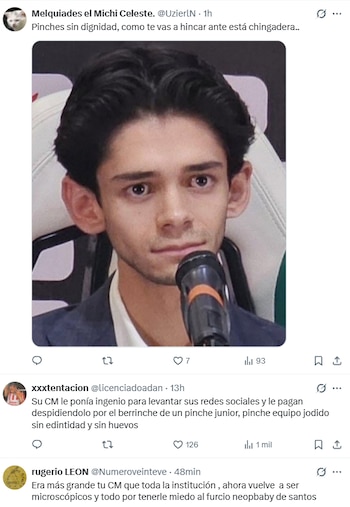 Usuarios insultaron al club poblano tras despedir a su gerente de marca.