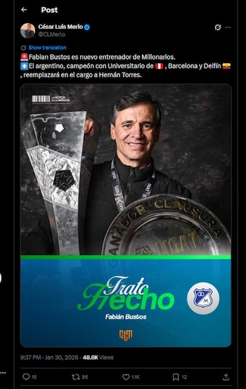 El periodista argentino especializado en