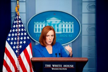 Jen Psaki, portavoz de la