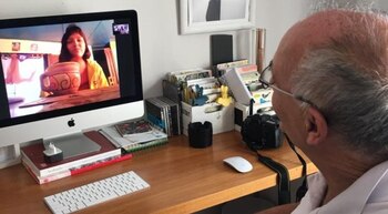 Patricio Grehan durante uno de