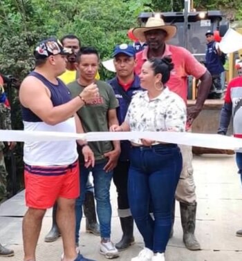 Según inteligencia militar, este sujeto, por medio de su rol como presidente de JAC, había intercedido para la inauguración de puentes en la región - crédito Captura de Pantalla