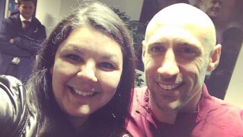 Sabrina y Pablo Zabaleta, ex