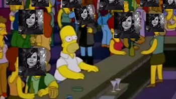 Carolina Sanín . Los Simpson