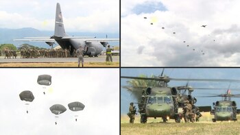 Fuerzas especiales de Estados Unidos y Colombia, aliados en la ofensiva diplomática contra el gobierno de Nicolás Maduro en Venezuela, realizaron el domingo ejercicios conjuntos de paracaidismo en el marco de su creciente cooperación frente a "amenazas trasnacionales".