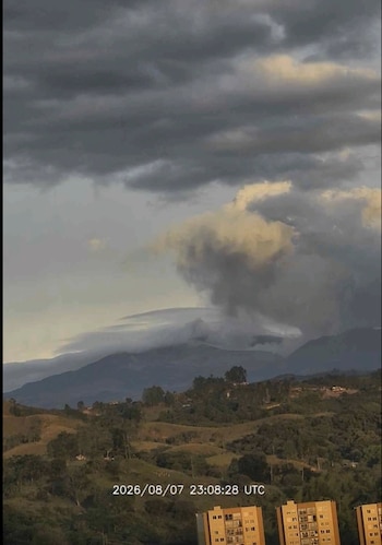 El monitoreo del volcán Puracé registró flujos de dióxido de azufre por encima del promedio histórico y aumento de dióxido de carbono en el suelo - crédito SGC/X