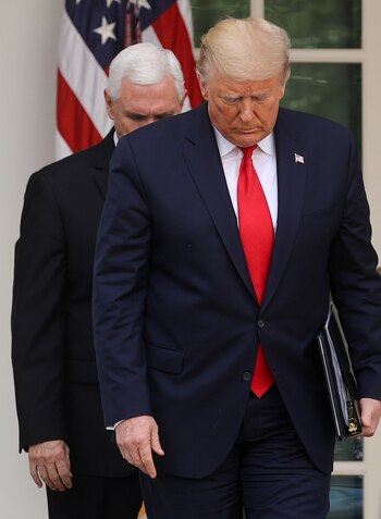 Trump dio rueda de prensa