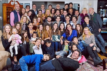 Foto familiar del productor Luis de Llano.