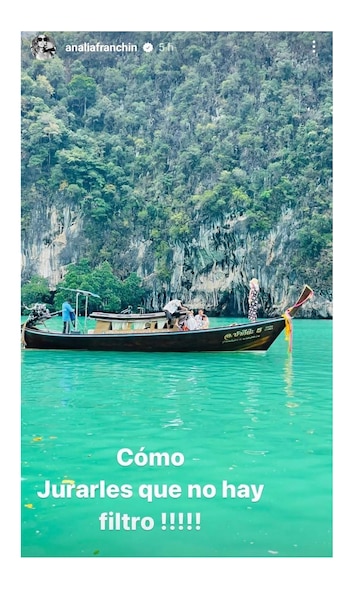 Analía Franchín compartió en sus