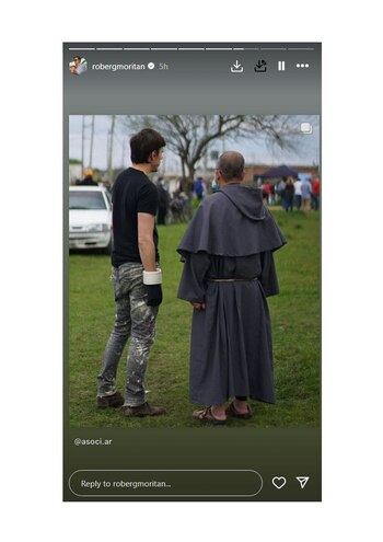 Roberto compartió una serie de