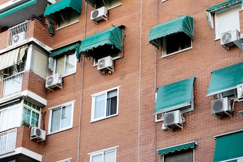 Fachada de un edificio de Madrid.